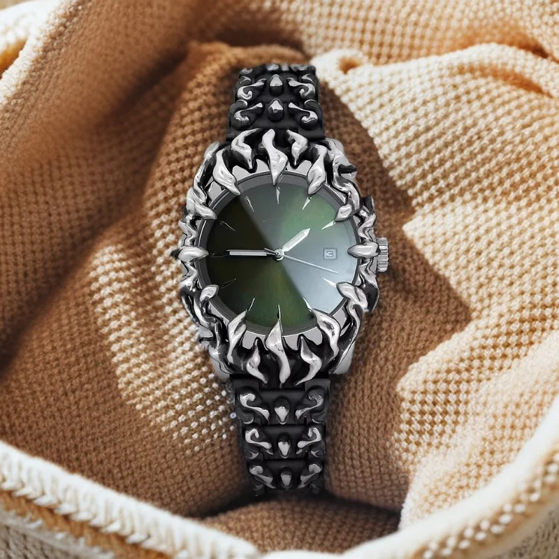 

Men Watches Classic Claw alabaster Style Retro Y2K European and American Watch Alien Advanced Instagram with Same Niche Design