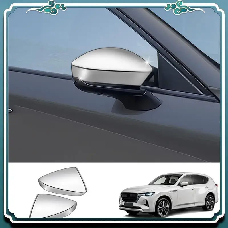 

Premium Car Rearview Side Mirror Cover Trim Frame Side Mirror Caps For Mazda CX-60 2022 2023 Accessories