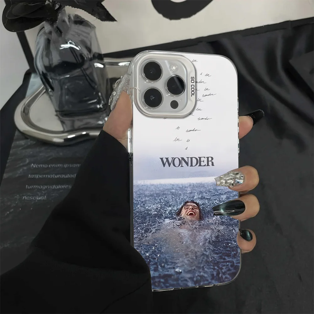 Singer S-Shawn M-Mendes S-Shawn Phone Case for iPhone 16 12 13 14 15 11 Max Pro Plus Laser IMD Color Shell