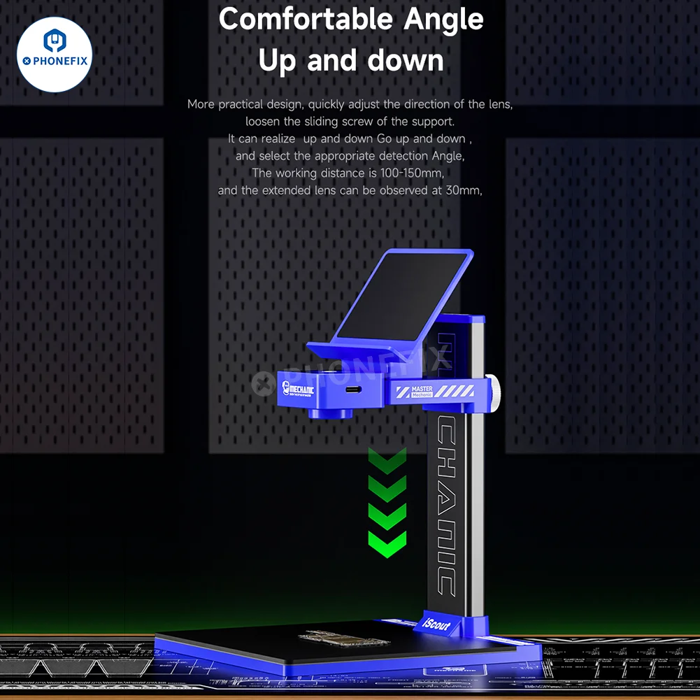 Mechanic iScout Infrared Thermal Imaging Analyzer 256x192 Adjustable Stand for Phone Motherboard Fault Leakage Detection Repair