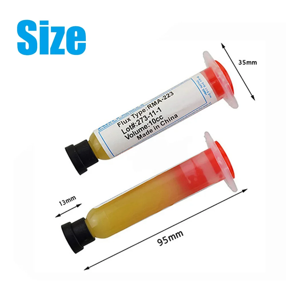 1/30 pz 10cc RMA223 pasta di saldatura flusso per saldatura pasta di saldatura grasso Computer chip telefono LED BGA SMD PGA PCB strumenti di