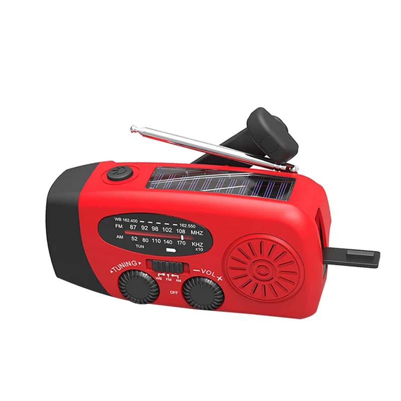 Emergency Solar Self Powered AM/FM/WB(NOAA) Radio,Flashlight, Charger for Cell Phones: Smartphones and USB Devices