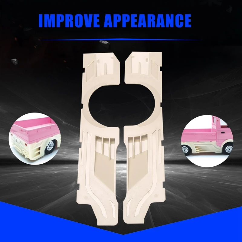 For WPL D12 1/10 RC Car Upgrade Parts RC Car Body Armor Surrounded Kits Decoration Cover Accessories