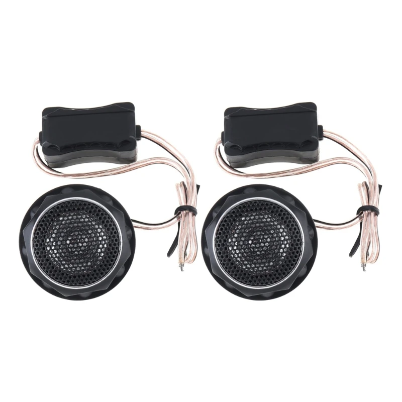 U90C 20mm 140W Flush-Mount Silk-Dome Tweeter, 1Pair Car Tweeter Speakers Mini Treble Loudspeaker Universal