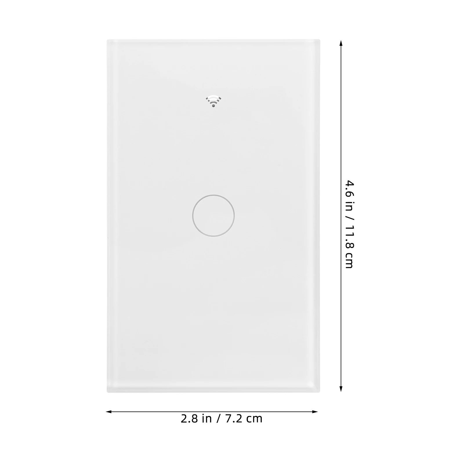 

Smart WiFi Switch 120V US Remote Control Panel Light Switch Timer Function Energy Saving