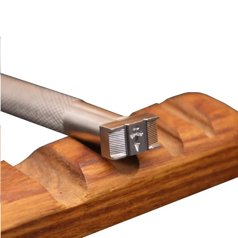 

XW413 Woven Cross Stamp - Hyper-3D Stainless Steel Punch for Veg Tanned Leather | Geometric Christian Pattern Leather Tool