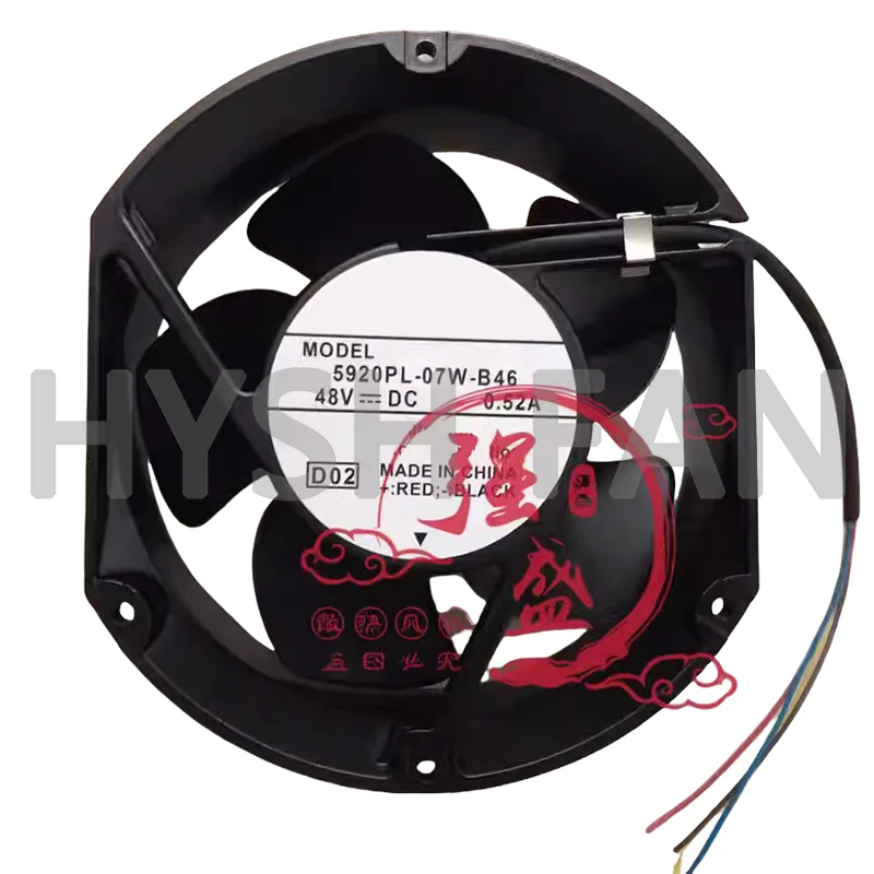 

5920PL-07W-B46 New Original 17251 48V 0.52A Axial Fan Fan Radiator