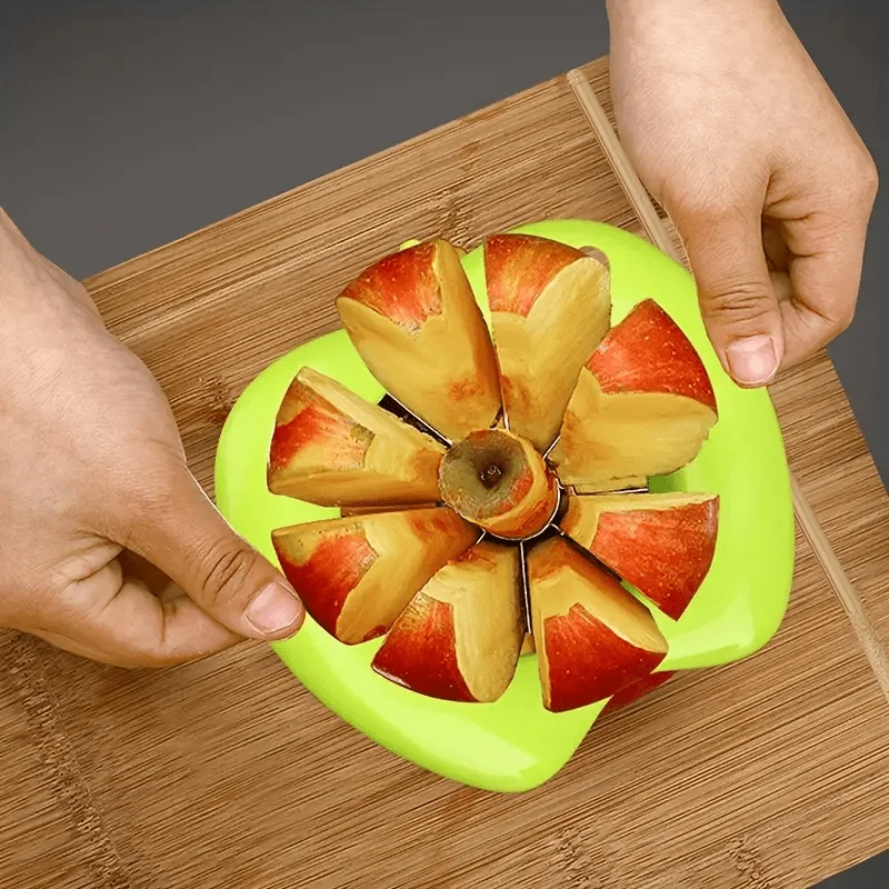 Obstschneider Edelstahl Apfel Schneidwerkzeuge Outdoor Camping Slicer Gemüsehacker Küchenhelfer und Zubehör – Detail 3