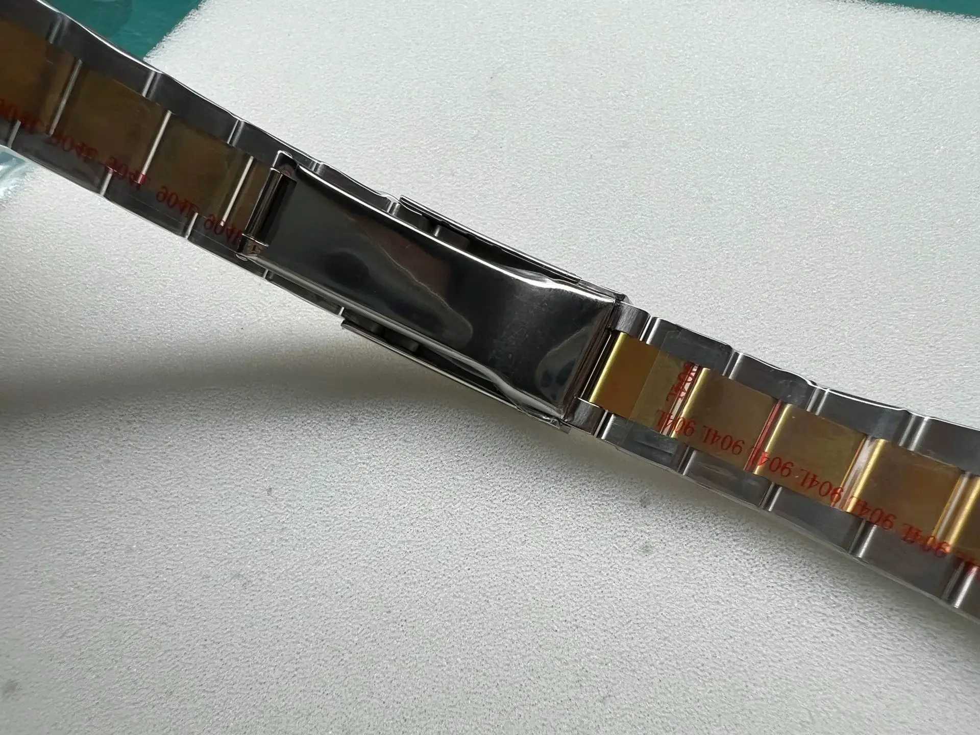 NF Clean  Oyster Watch Band Just For  RX Silver Gold Strap DateJust Precision  126334 41MM Bracelet