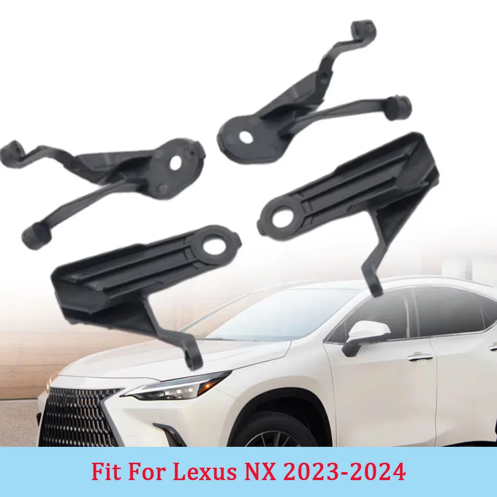 

Для Lexus NX 2023-2024 автомобильный кронштейн для фар, ремонтный комплект, левый и правый черный пластиковый автомобильный аксессуар