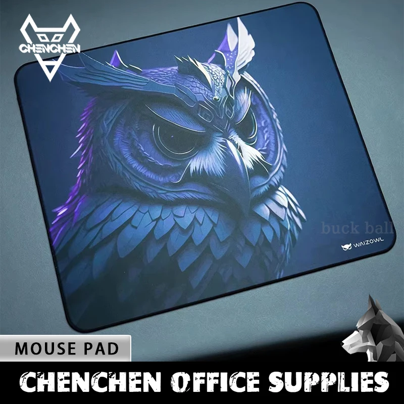 Waizowl Mouse Pad E-Sports Csgo Gaming Mouse Pads Fukurou Waterproof And Non-Slip Table Desk Mat Pc Custom Office Accessory Gift