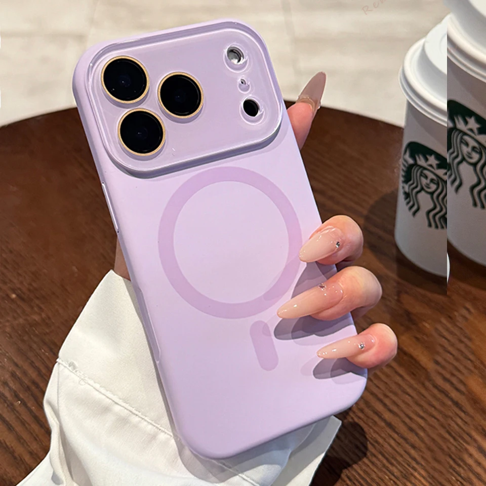 Magnetyczny Silikonowy Etui na iPhone'a