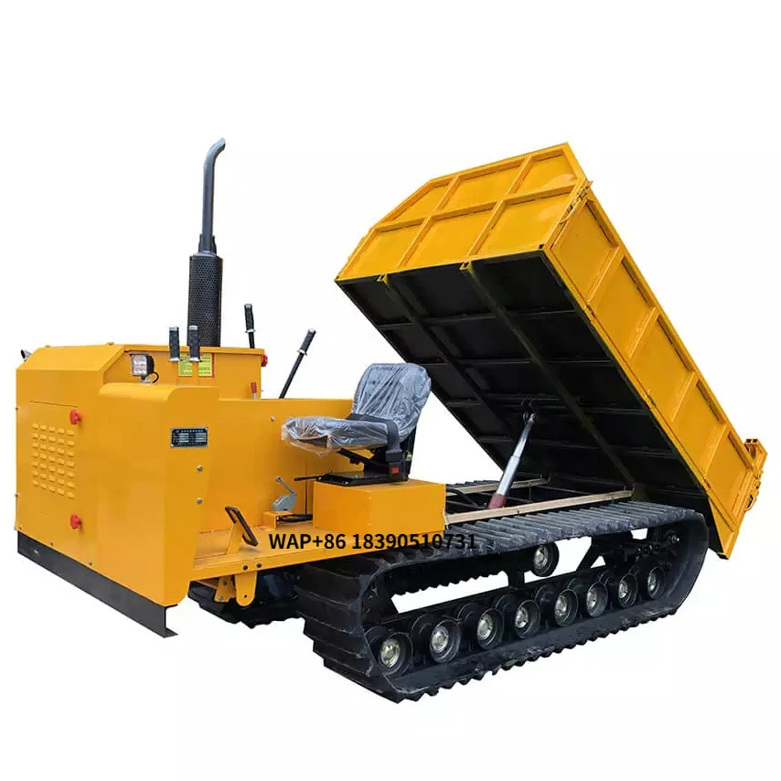 

Full Hydraulic Mini Crawler Dumper Trucks Rubber Track Crawler Transporter