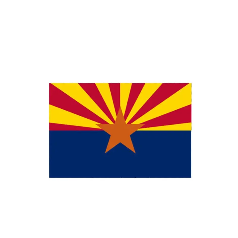 

Arizona State Flag Car Sticker Accessories PVC Decal