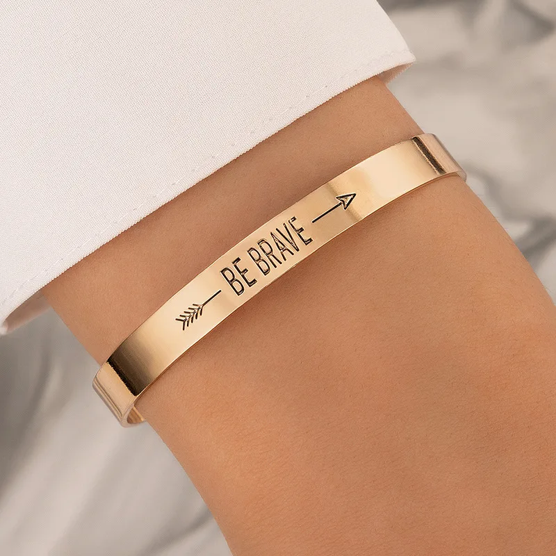 docona Fashion Geometric Irregular Butterfly Letter Bracelet for Men and Women Personalized Star Moon Open Versatile Bangle