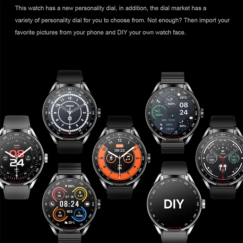 GEJIAN جديد NFC ساعة ذكية للرجال TWS 2-in-1 المسار الرياضي بلوتوث دعوة رصد معدل ضربات القلب HD شاشة ساعة ذكية 2025