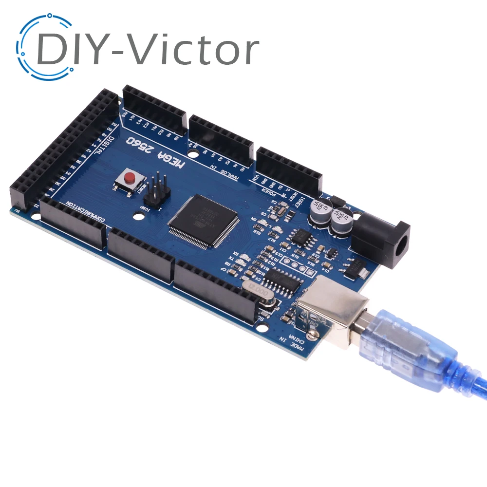 Spedizione gratuita! Touch LCD TFT da 3.2 "+ schermo TFT da 3.2 pollici + Mega 2560 R3 con cavo usb per kit Arduino