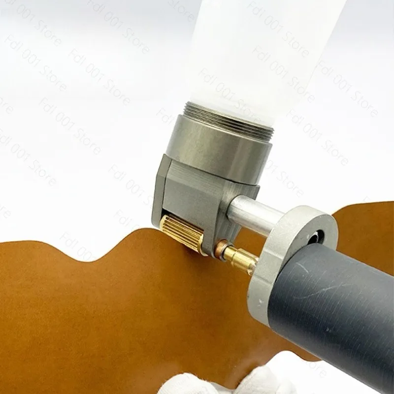 Hand‑held Leather Edge Dyeing Machine, Semi‑Automatic Manual Edge Coloring Tool for Irregular Border