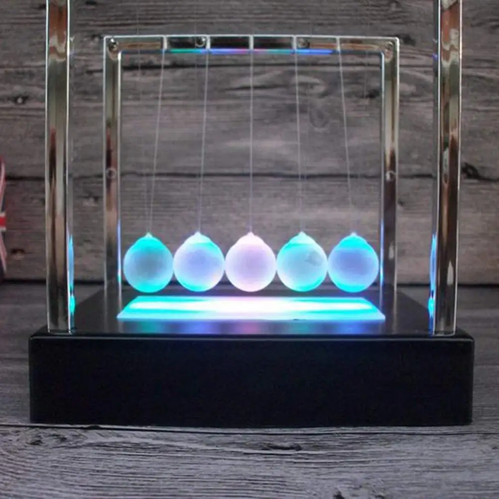 Newtons  LED Light Up Newtons Science Kids Toys Balance Balls Desk Toys Home and  Decor Balance Ball Sleep Aid
