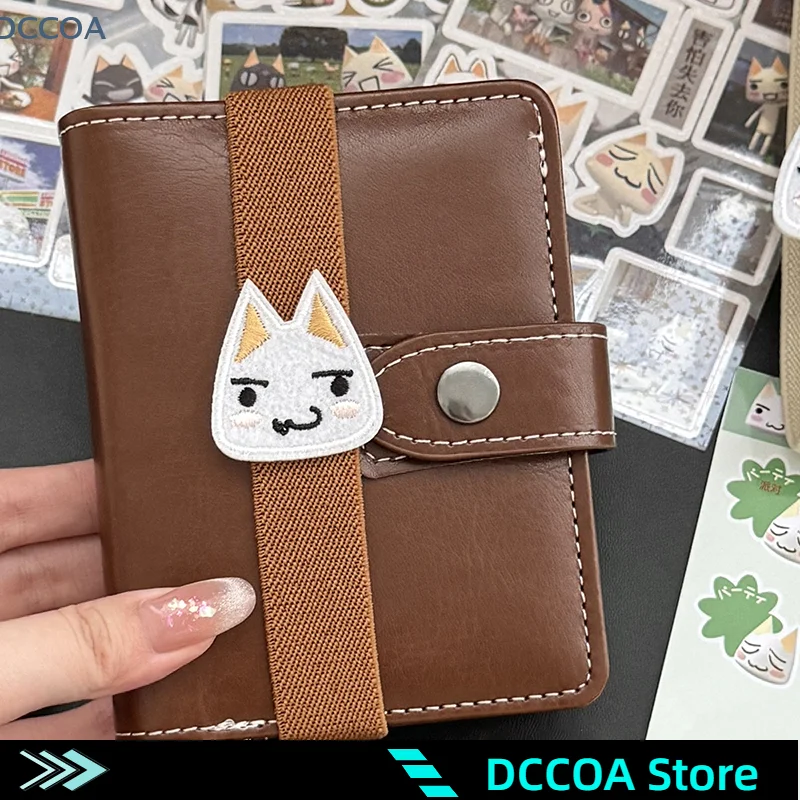 Cartoon Kitten Notebook Decoration Straps Elastic Loose-leaf Notebook Band Binding Rope Binder Strap Wysokiej jakości pasek do notebooka