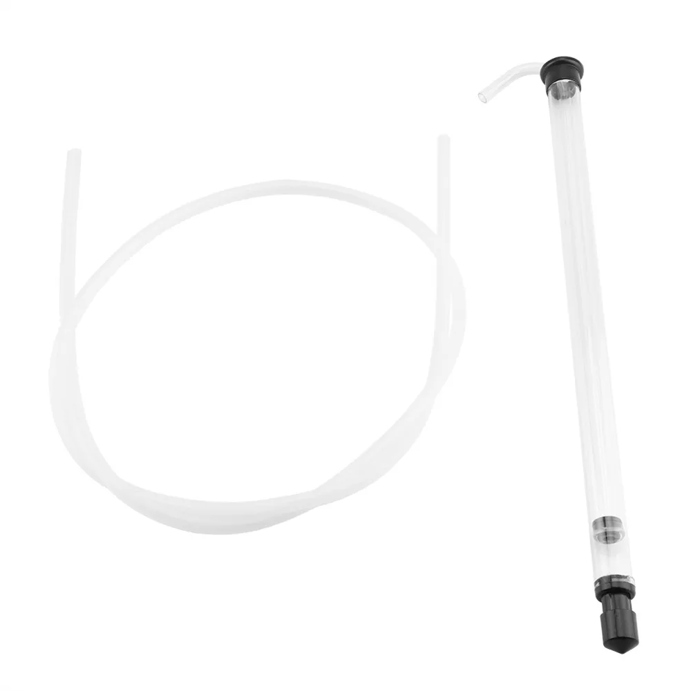 Hand Press Siphon Tube Siphon Start Transparent Tube Wine Residue Separator Fine Mesh Residue Filter Head Long Hose Design
