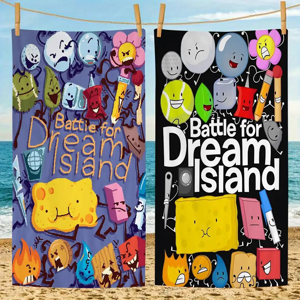 Series Battle for Dream Island Game Bath Towel Microfiber Soft Water Absorbing Breathable For Girl Kids Decorative Beach Towel