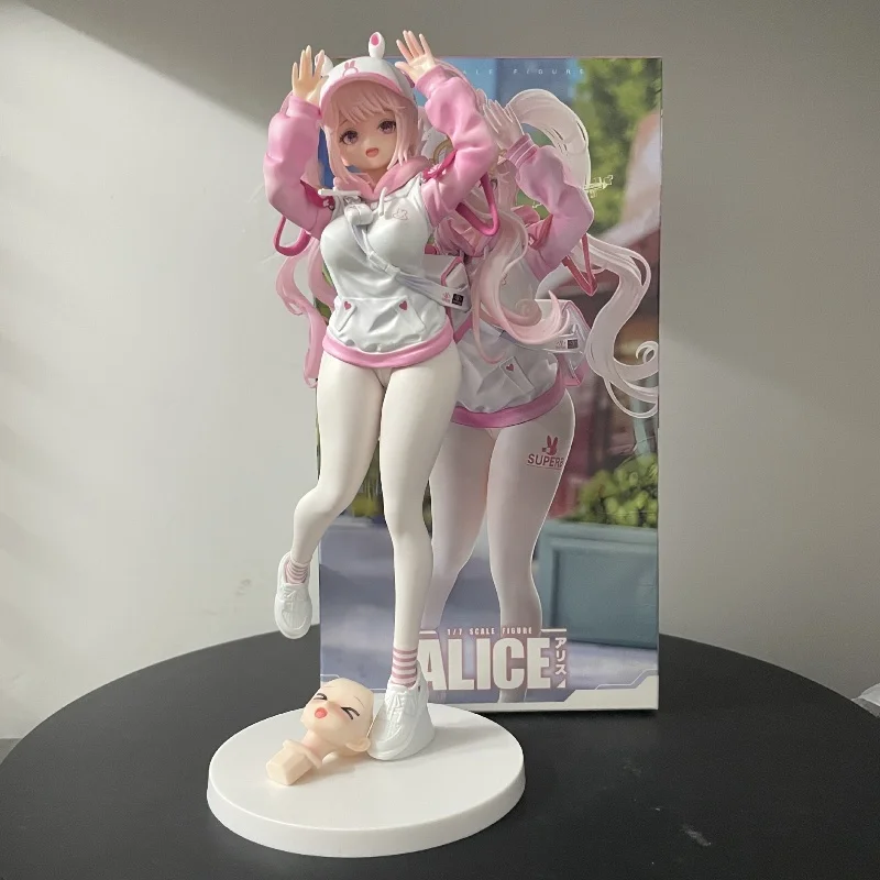 

Victory Goddess Nikky Alice Sweet Home Anime Trendy Play Desktop GK Figurine Model Decoration Beautiful Girl Collectible Toy