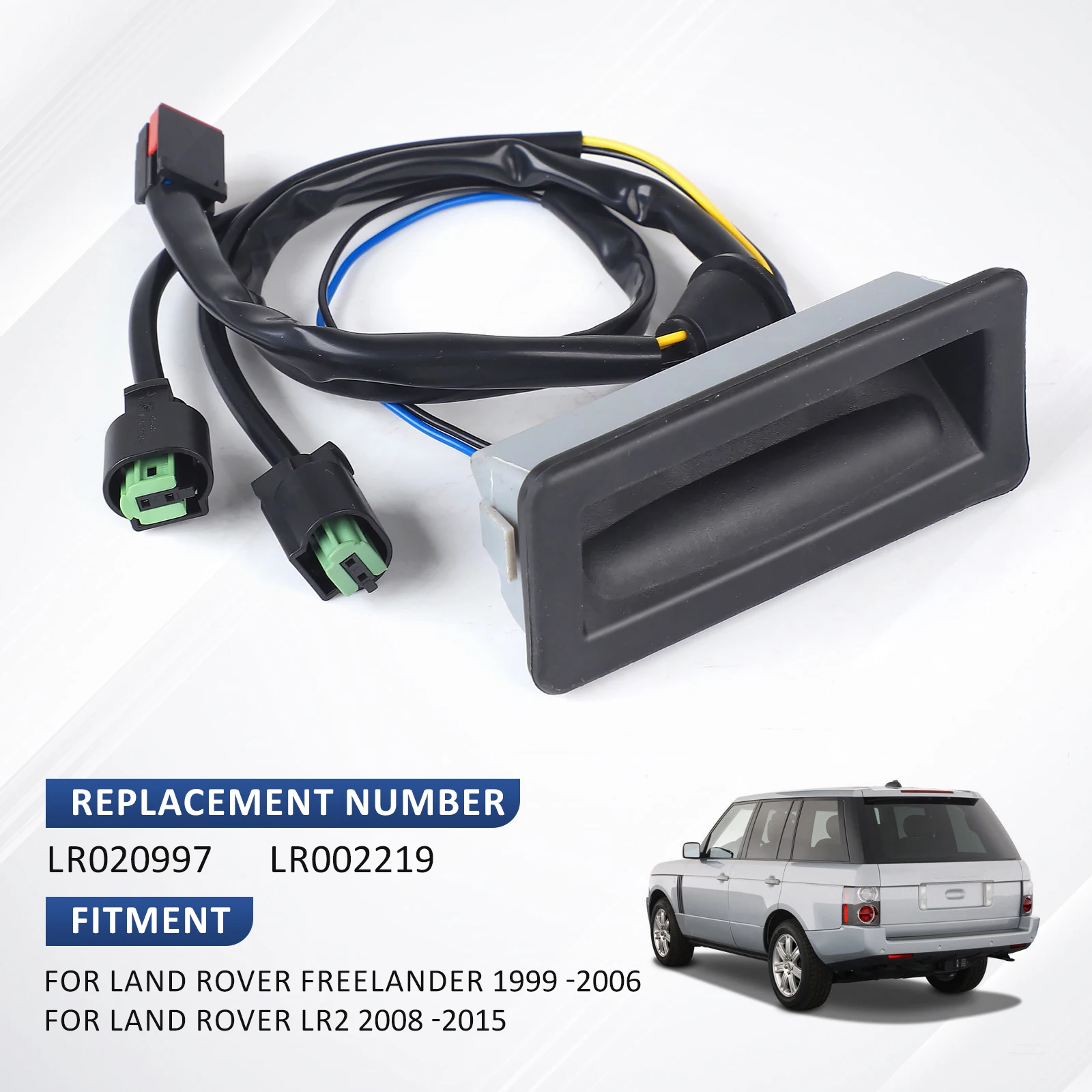 for Land Rover Freelander 2 2008-2015 Lr020997 Lr042648 Lr002219 Rear Boot Trunk Tailgate Release Handle Switch Wiring Button - Image 4