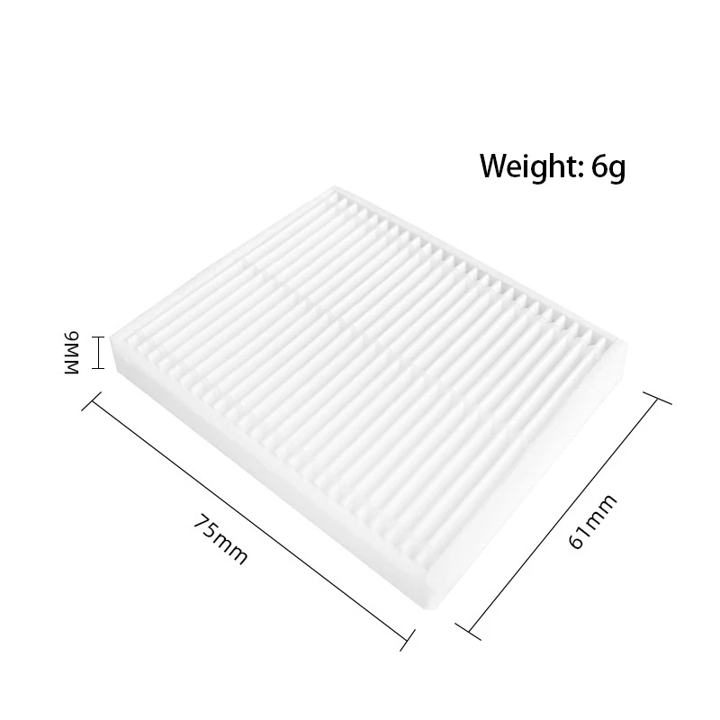 Для Xiaomi подметальный робот E10 E12 запасные части основная щетка боковая щетка Hepa фильтр ткань для швабры