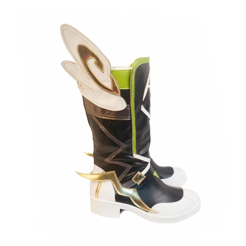 Anime Game Genshin Impact Kachina Cosplay Schoenen Mannen Vrouwen Halloween Party Carnaval Rollenspel Outfit Prop Lange Laarzen