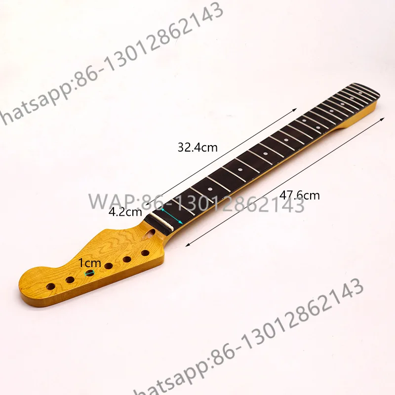 ST6 string 22 products Canadian maple bright yellow belt back middle line width 5.6CM electric guitar DIY accessories
