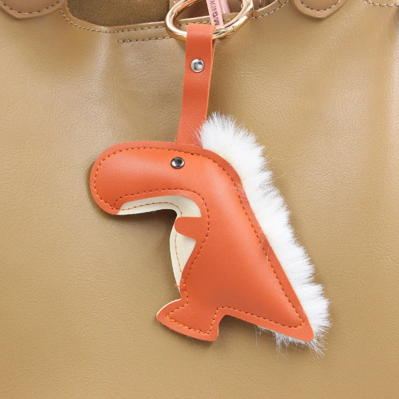 PU Leather Keychain Multi-color Animal Car Keyring PU Leather Hanger Fashion Bag Pendant