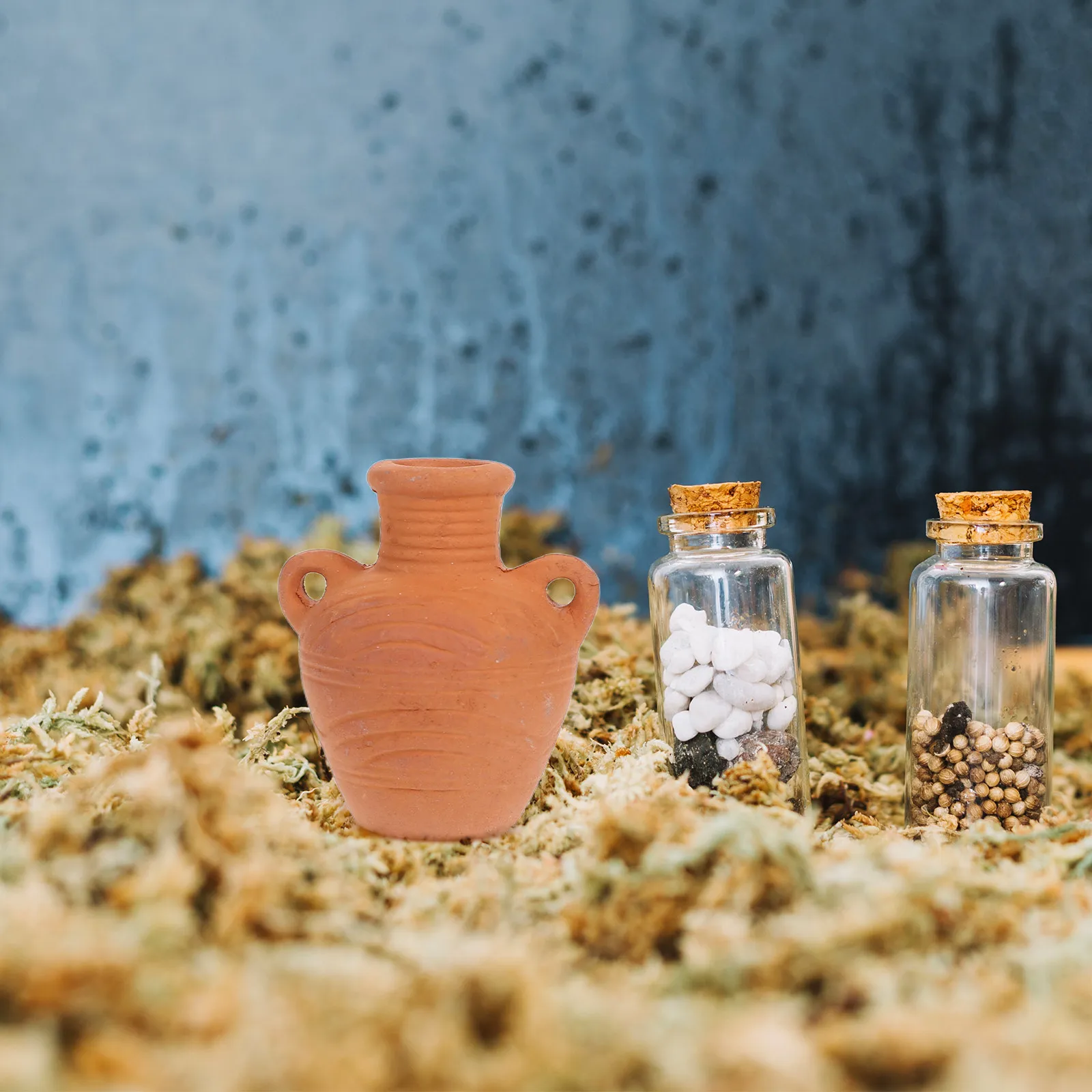 Mini Terracotta Planter Pot for Small Plants Tiny Vintage Succulent Pot Breathable Natural Clay Planter Indoor Desk Bookshelf