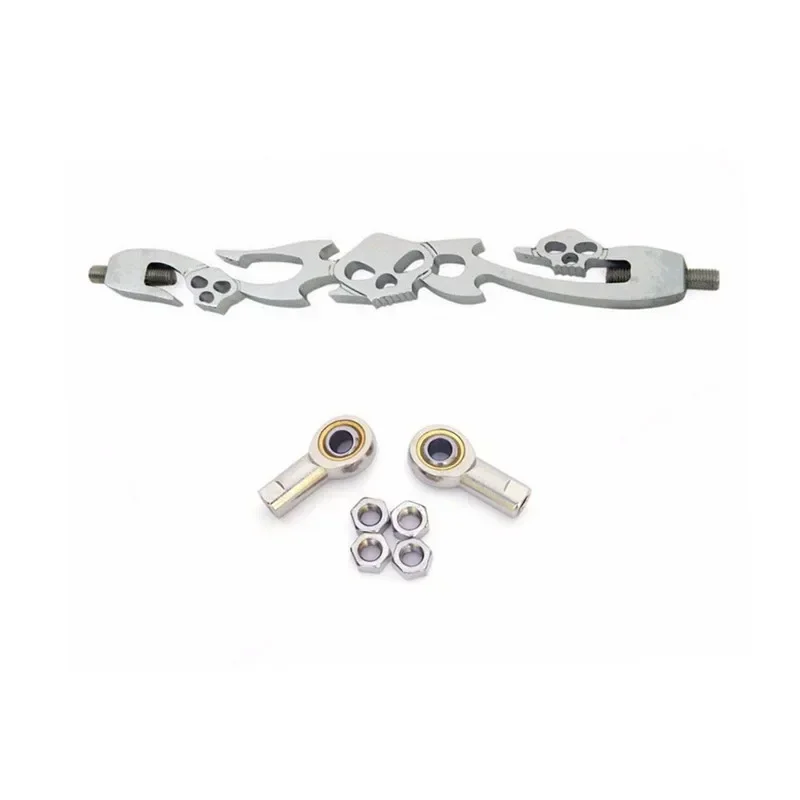 

Chrome SKULL SHIFT LINKAGE For Harley Softail Dyna FX FLT FLH FXDWG FLHT Touring