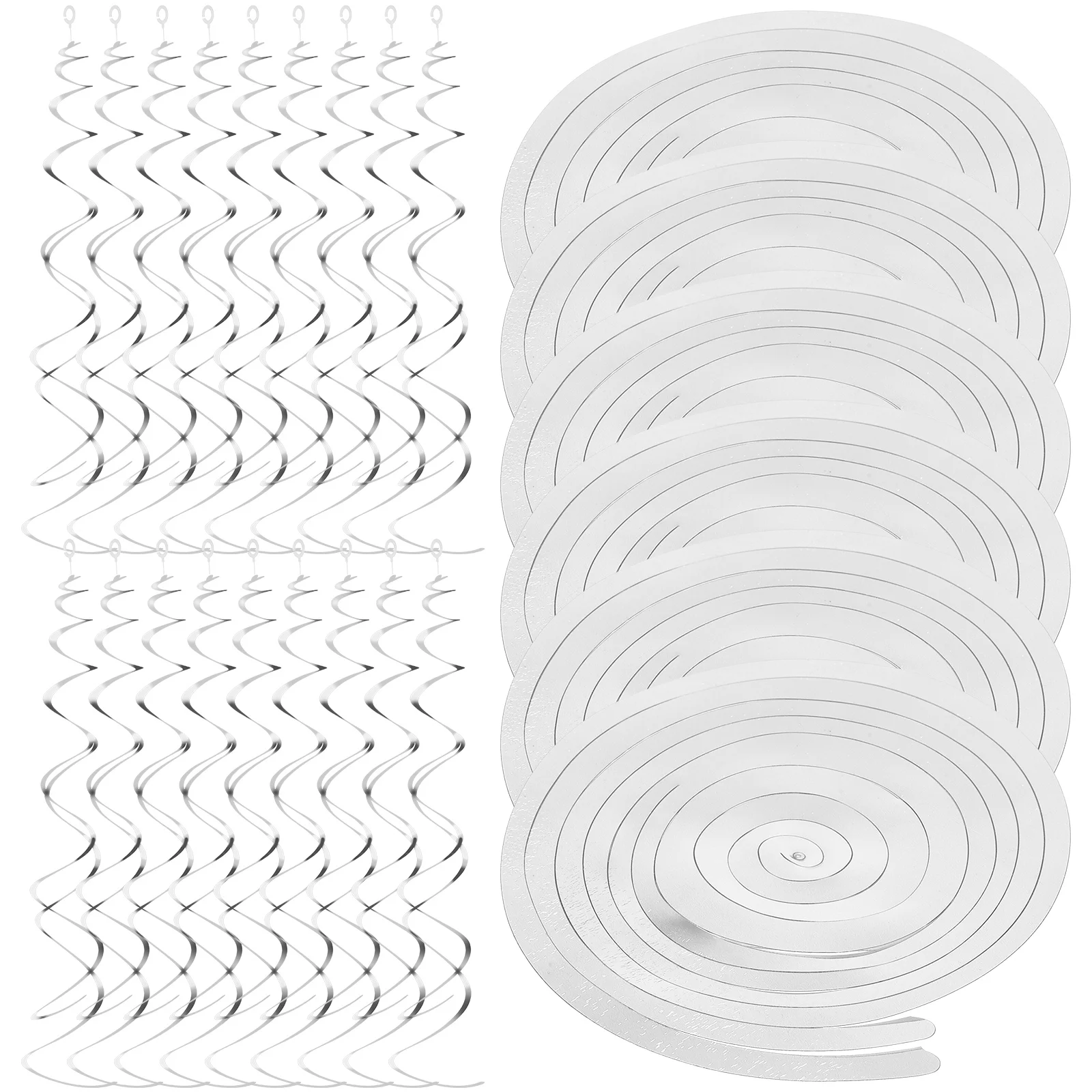 

30 Pcs Spiral Pendant Valentine's Day Birthday Party Hanging Swirls Christmas Ornament Decorations Decorate for