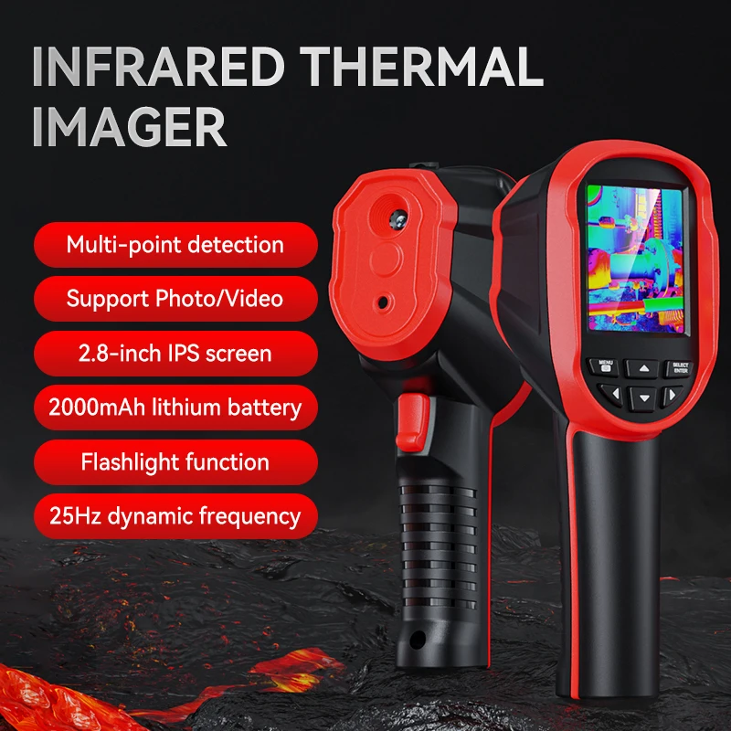 S01 New Model Handheld Thermal Imaging Camera Handheld 49152 Pixels Infrared Camera and High / Low Temperature Tracking