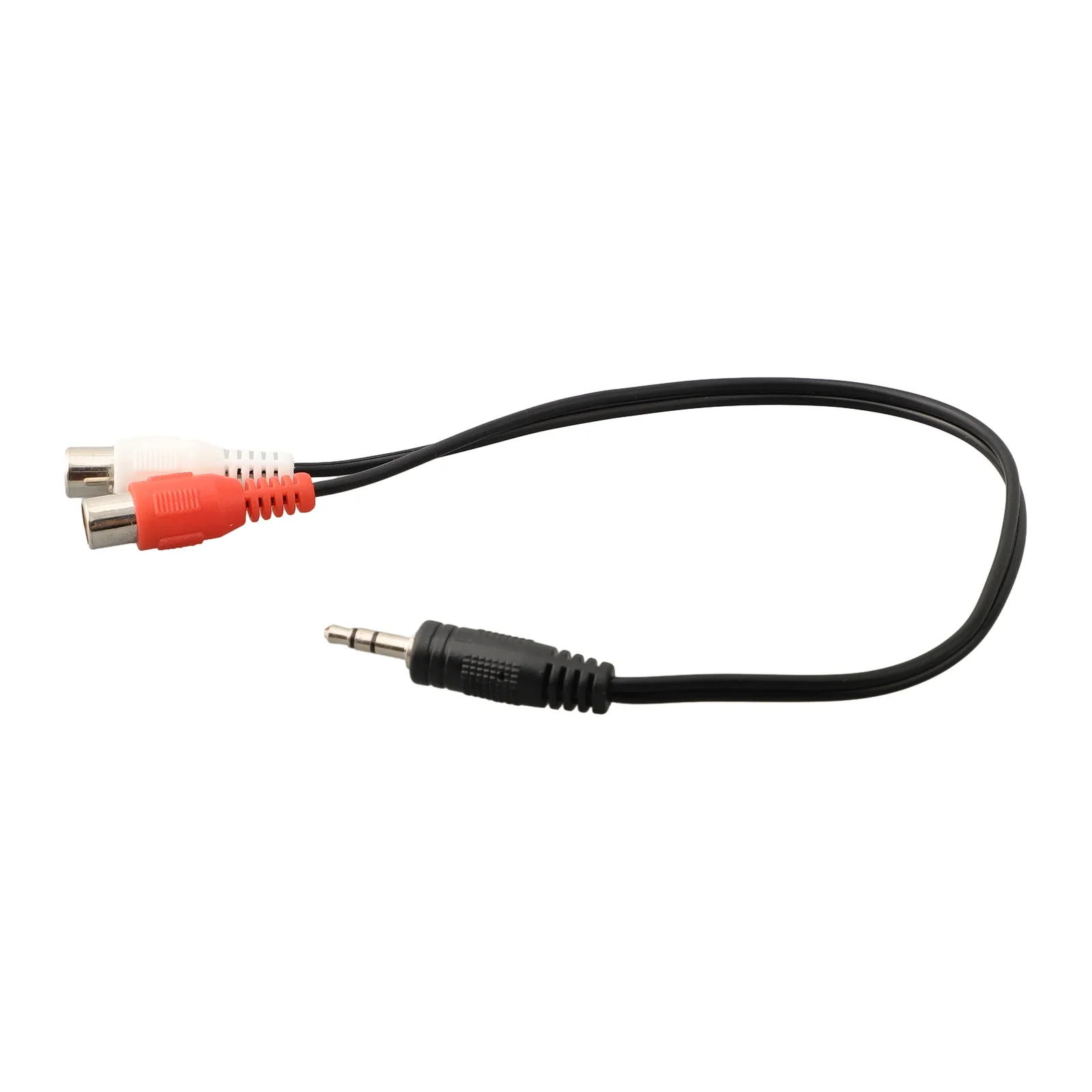 Y Splitter Audio Cable3.5mm 1/8 สเตอริโอหญิง Mini ถึง 2 ชายสําหรับ-ปลั๊ก RCA อะแดปเตอร์ทองหญิงปลั๊กสําหรับ-RCA Connector อะแดปเตอร์