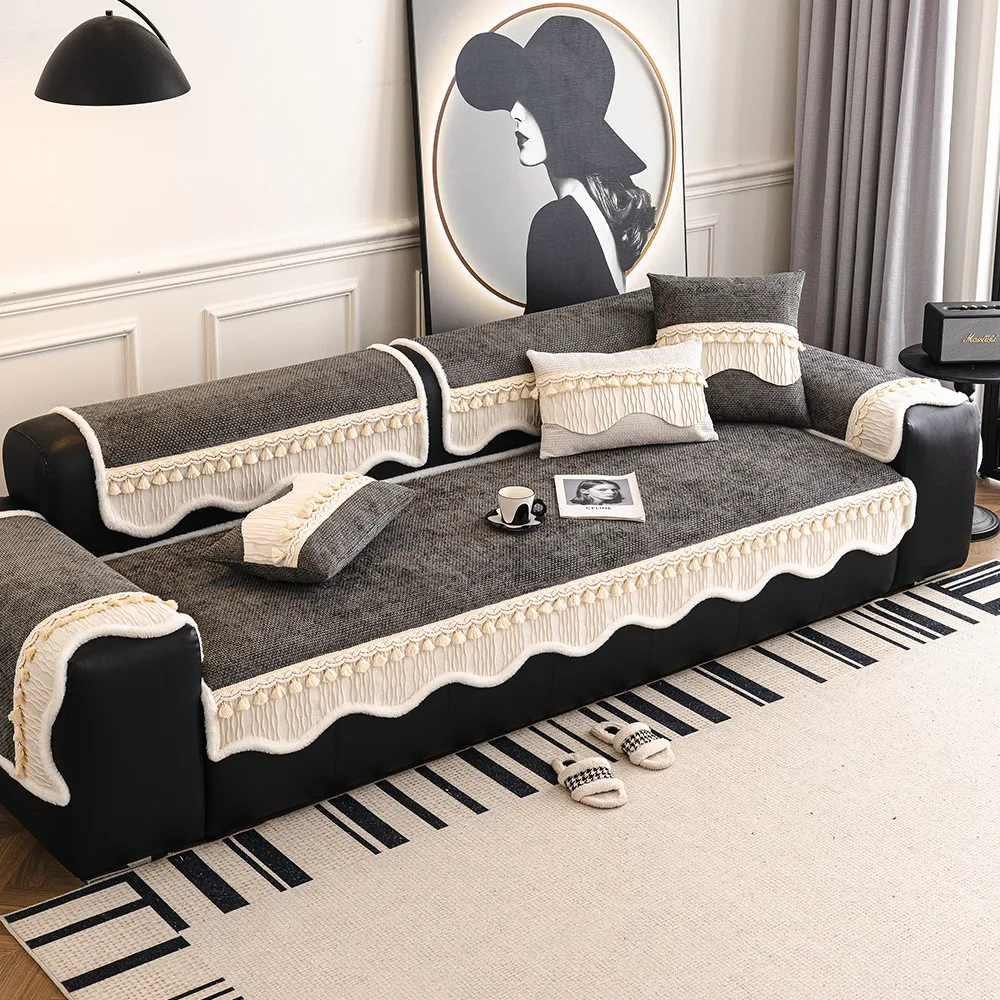 All-Season Universal Sofa Mat, Non-Slip Anti-Cat Scratch Furniture Protector for Home Decor