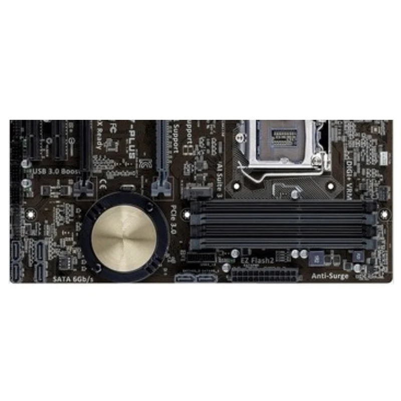 Desktop Mainboard Usado para H97-PLUS, LGA 1150, DDR3, 32GB, ATX para Intel H97, SATA III, USB 3.0