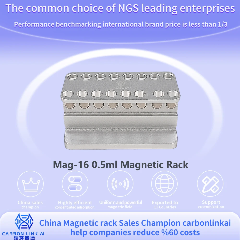 

Глобальная магнитная подставка для пробирок OEM от Carbonlinkai, 0,5 мл, превосходящая международные стандарты высшего уровня.