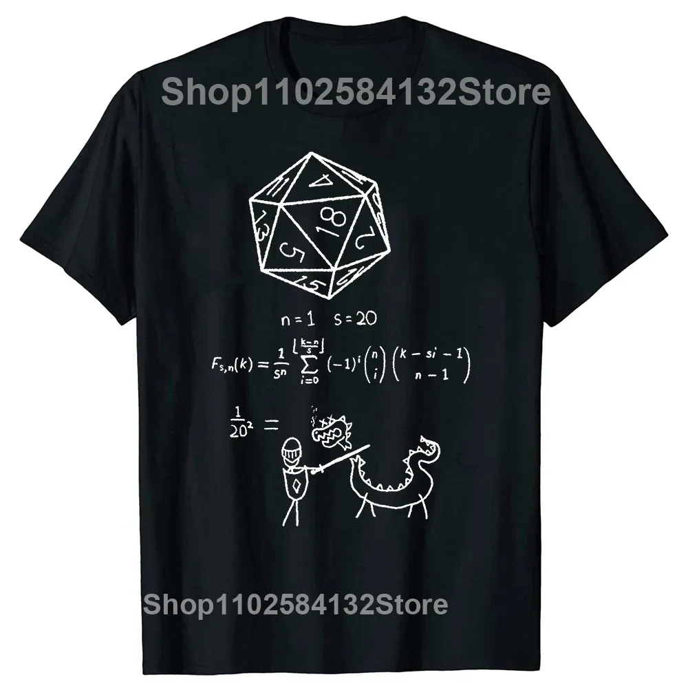 When The DM Smiles It's Already Too Late T-Shirt Men 100% Cotton Short Summer Sleeve Dungeon Master Adventure Games Casual Loose