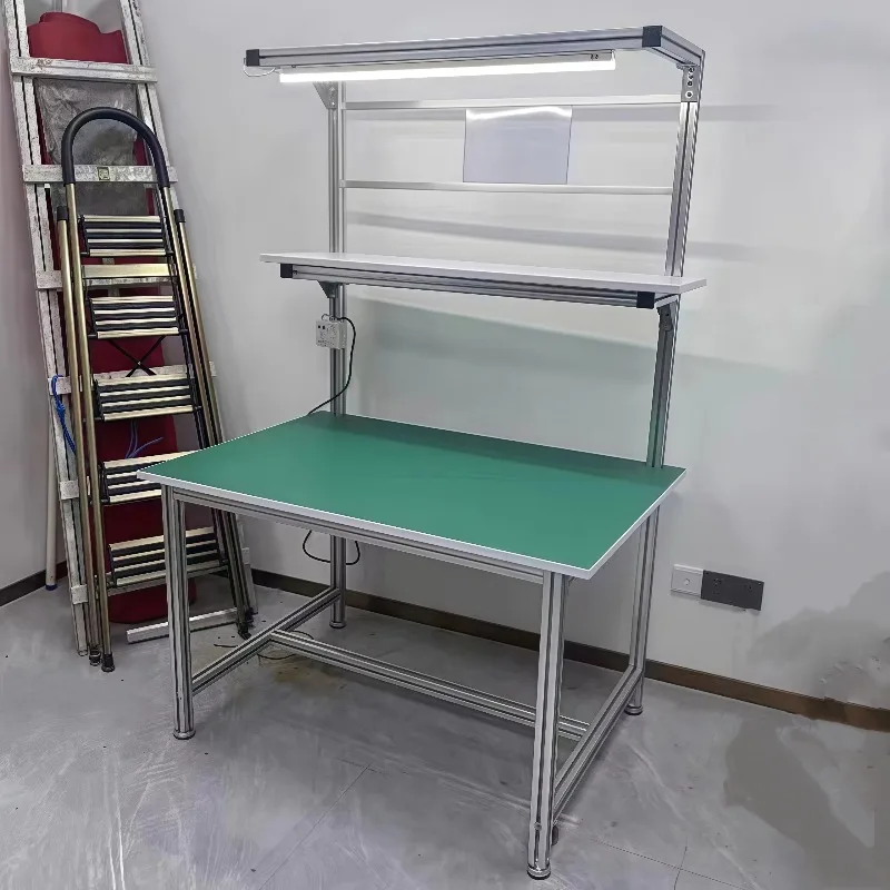 Customizable anti-static workbench, industrial assembly line, assembly line with drawers