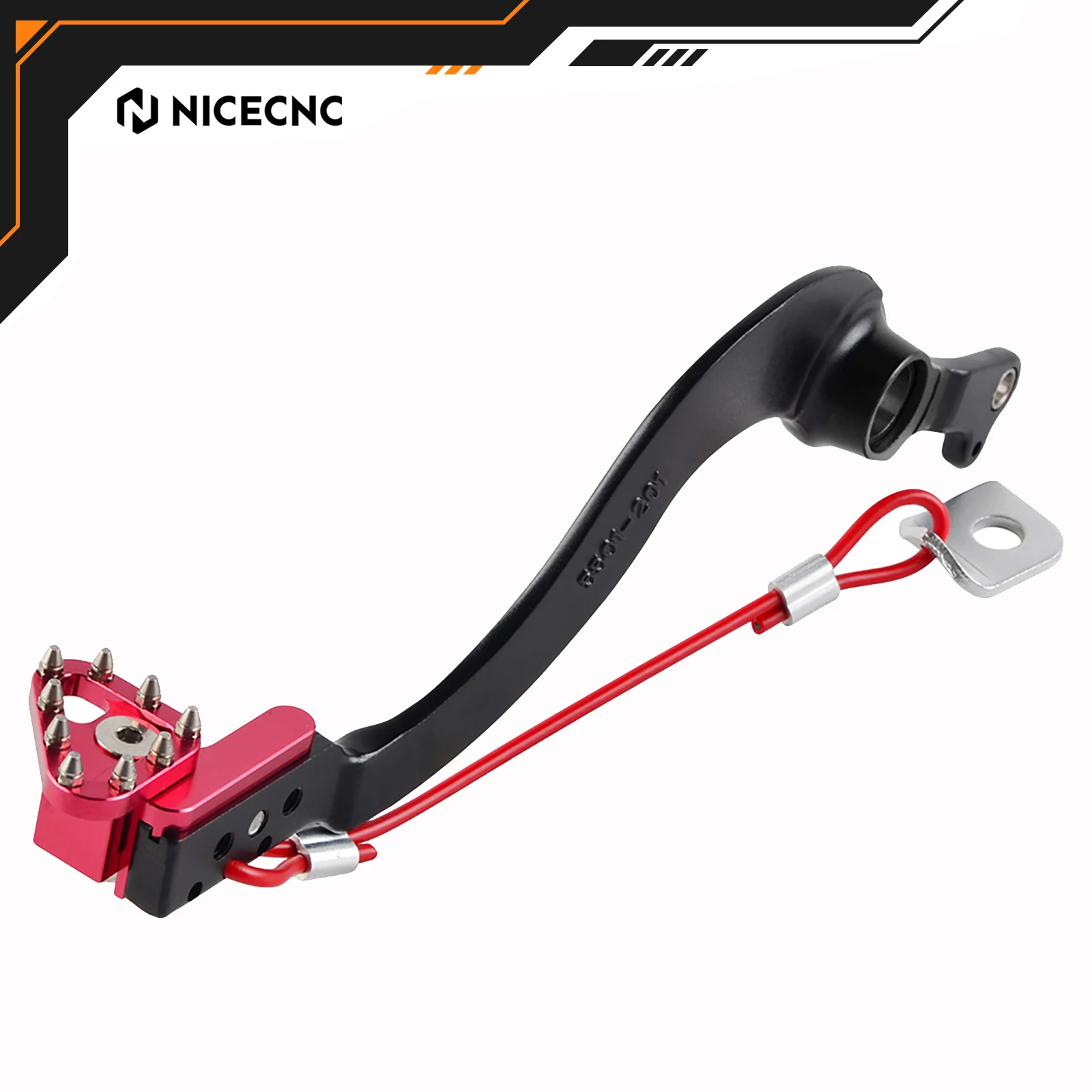 

NICECNC For Honda CRF250R 2004-2020 CRF450R 2005-2020 2019 CRF450RX 2017-2019 CRF 250R 450R 450RX Motorcycle Pedal Brake Lever
