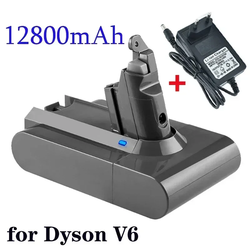 21.6V 12.8Ah Li-ion Battery for Dyson V6 DC58 DC59 DC61 DC62 DC74 SV09 SV07 SV03 965874-02 Vacuum Cleaner Battery