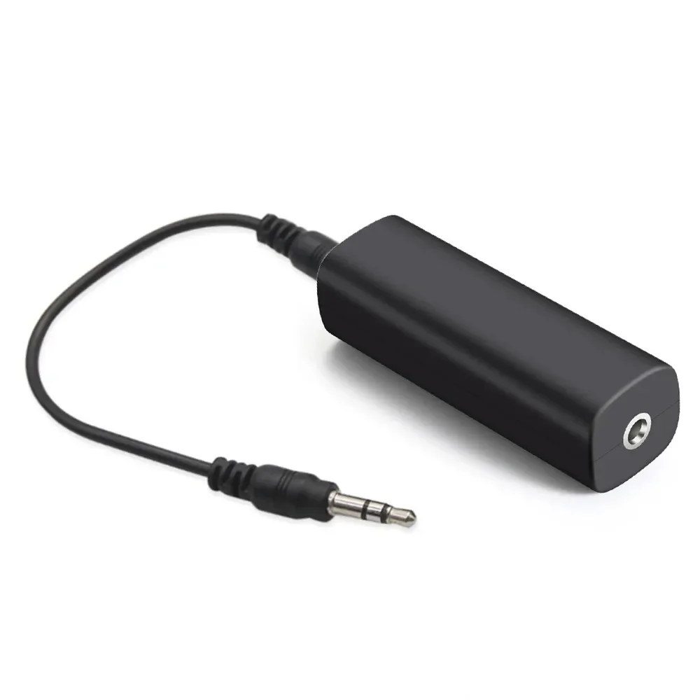 KEBIDUMEI Speaker Line 3.5mm Aux Audio Noise Filter Ground Loop Noise Isolator Eliminate for Car Stereo Audio System Home Stereo