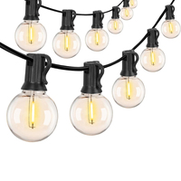 G40 String Lights Outdoor LED Party Globe Bulbs Courtyard Patio String Lamp For Street Garden Camping Terrace Party Decoration