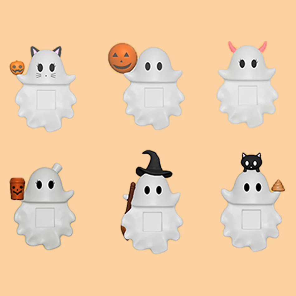 リトルエンジェルドール ゴースティーズシリーズ ブラインドボックス かわいい手作り ハロウィン携帯電話ペンダントアクセサリー 貼り付けギフト