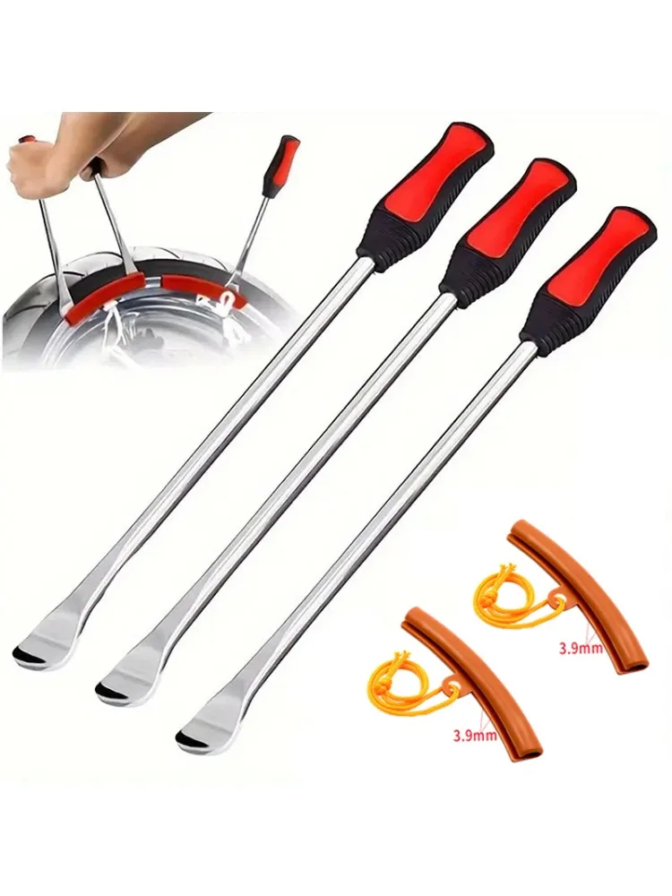 AliExpress NONE Rim Protector Tire Changing Lever Tools Auto Spoon Tire Kit Motorcycle Bicycle Tire Changing Levers Car Tire Repair Tools