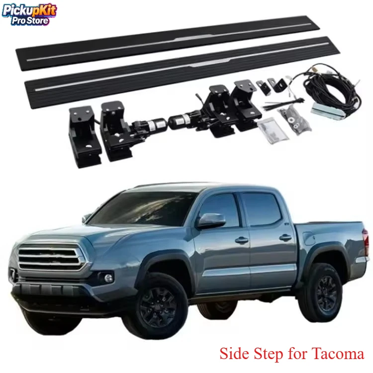 

Electric Pickup Side Step for Tacoma 2016 2017 2018 2019 2020 4x4 Offroad Accessories Automatic Running Board