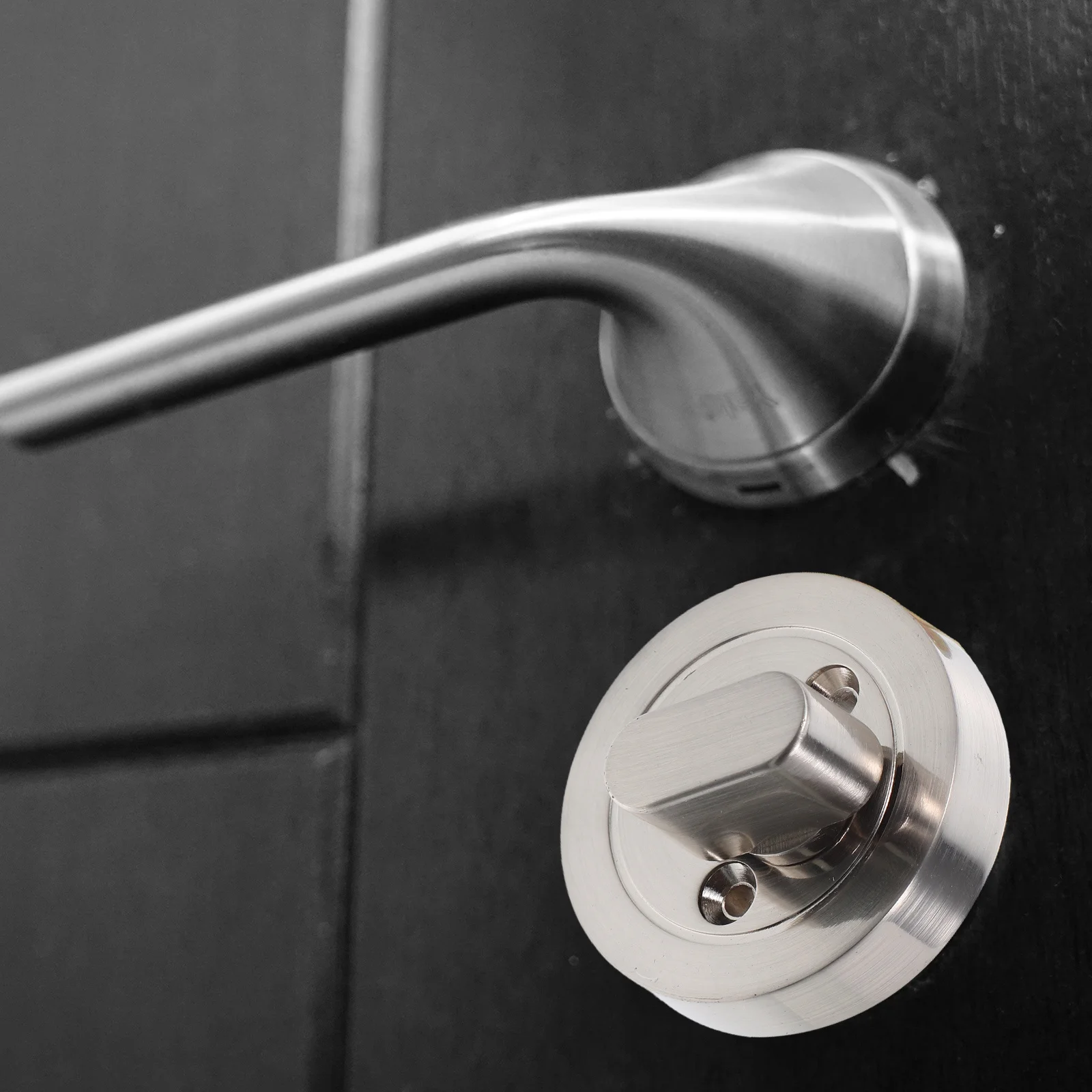 

Round Door Lock Single Cylinder Deadbolt Zinc Alloy Surface Smooth Easy Installation for Interior Exterior Door Security